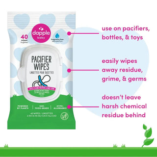 Dapple Pacifier Wipes Fragrance Free 40 Ct - 2
