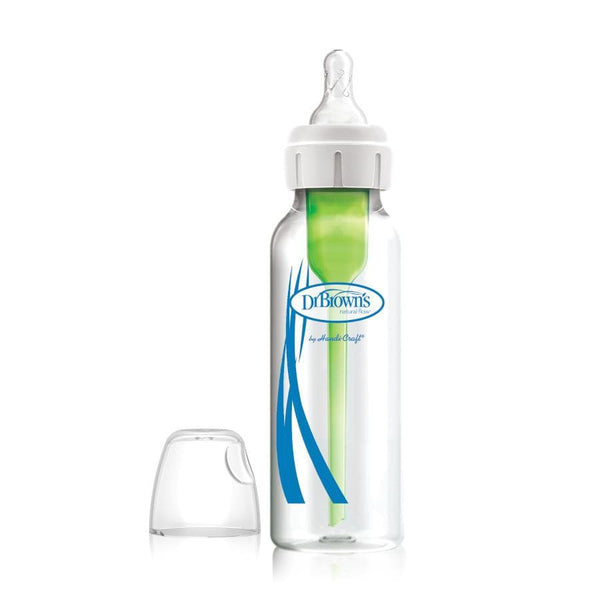 Dr. Brown’s Natural Flow® Options+™ Anti-colic Glass Baby Bottle | Pump Station & Nurtury