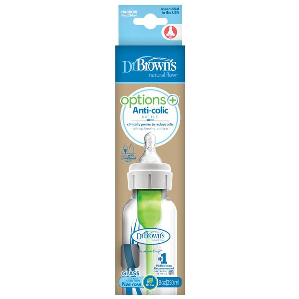 Dr. Brown’s Natural Flow® Options+™ Anti-colic Glass Baby Bottle - Just $8.95! Shop now at The Pump Station & Nurtury
