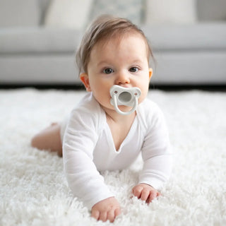 Dr. Brown’s® HappyPaci™ 100% Silicone One-Piece Pacifier Grey - Green- Ecru - 5