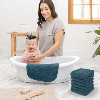 Comfy Cubs Muslin Baby Washcloths 6 pk