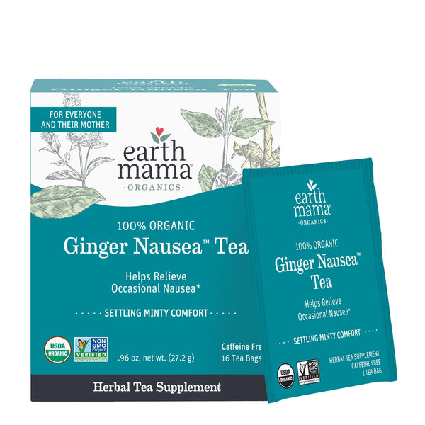 Earth Mama Organic Ginger Nausea™ Tea - Just $5.95! Shop now at The Pump Station & Nurtury