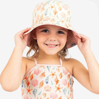 Emerson & Friends Sandy Seashells Reversible Bucket Hat Beige/Multi / Baby - 2