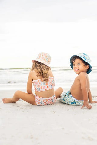 Emerson & Friends Sandy Seashells Reversible Bucket Hat Beige/Multi / Baby - 4