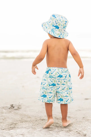 Emerson & Friends Shark Ocean Reversible Bucket Hat Baby / Blue/Multi - 5