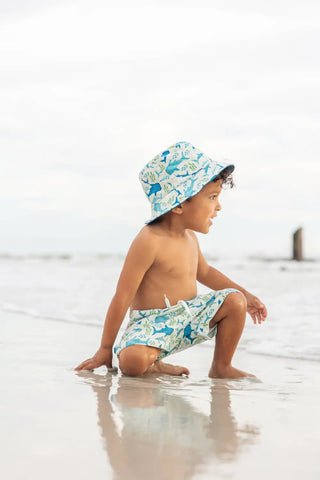 Emerson & Friends Shark Ocean Reversible Bucket Hat Baby / Blue/Multi - 2