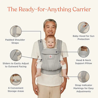 ergobaby carrier outward facing Ergobaby Omni Deluxe Carrier – Pump Station & Nurtury