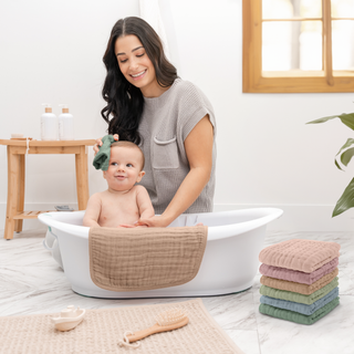 Comfy Cubs Muslin Baby Washcloths 6 pk
