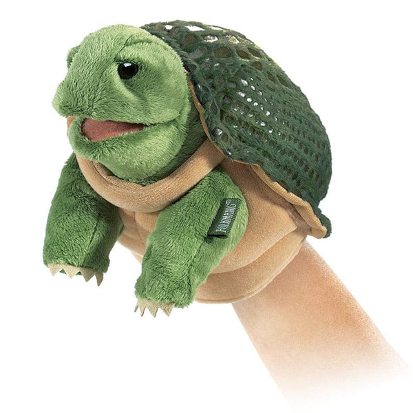 Folkmanis Hand Puppet - Little Turtle | Pump Station & Nurtury