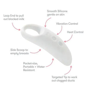 frida mom 2-in-1 Lactation Massager - 2