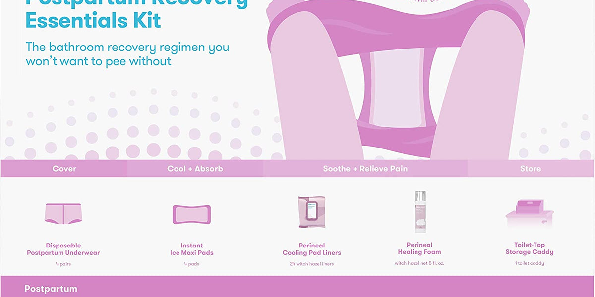 Frida Mom Postpartum Recovery Regimen Essentials Kit Storage Caddy
