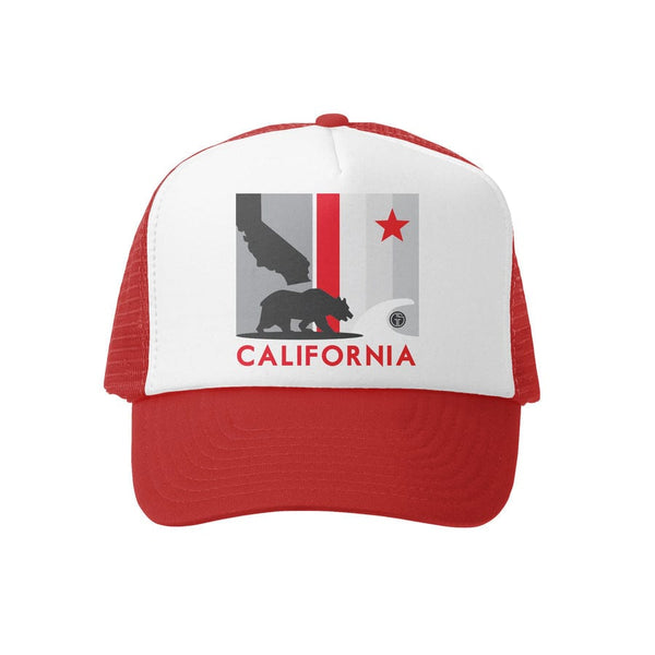 Grom Squad Trucker Hat, CA Flag - Just $22.95! Shop now at The Pump Station & Nurtury