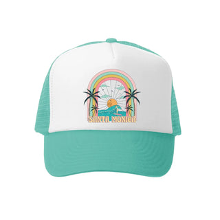Grom Squad Trucker Hat Little Gidget-Santa Monica Seafoam/White / Mini - 2
