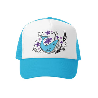 Grom Squad Trucker Hat Sea Unicorn turq/white / Mini - 1