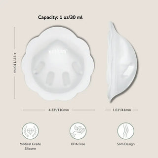 Haakaa Petal Soft Silicone Milk Collector 1 oz/30 ml 2ct - 2