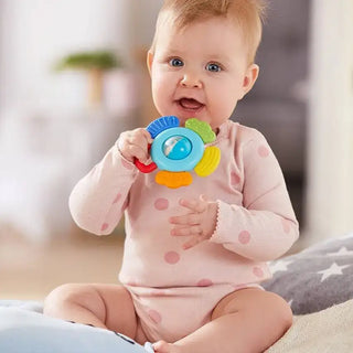 HABA Blossom Plastic Baby Rattle & Teething Toy - 2