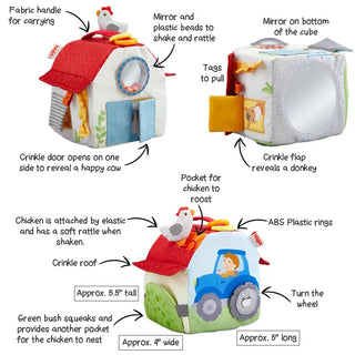 HABA Farmyard Play Cube - 3