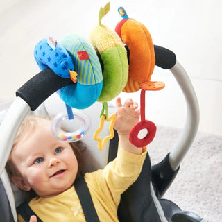 HABA Rainbow Activity Spiral Stroller Toy, 0-12m
