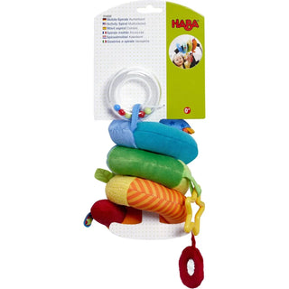 HABA Rainbow Activity Spiral Stroller Toy, 0-12m