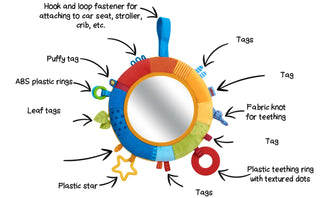 HABA Rainbow Discovery Mirror, 6-24m