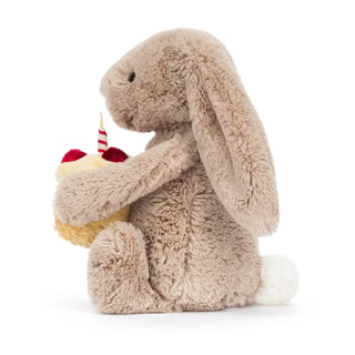 Jellycat Bashful Beige Bunny ’Birthday’ - 3