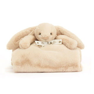 Jellycat Bashful Luxe Bunny Willow Blankie - 3