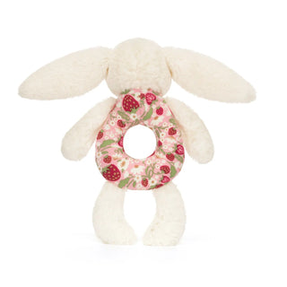 Jellycat Blossom Cream Bunny ’Berry’ Ring Rattle - 4