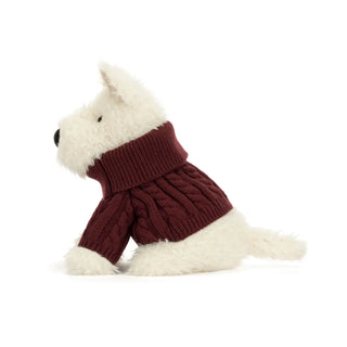 Jellycat Munro Scottie Dog Winter Jumper Outfit - 3