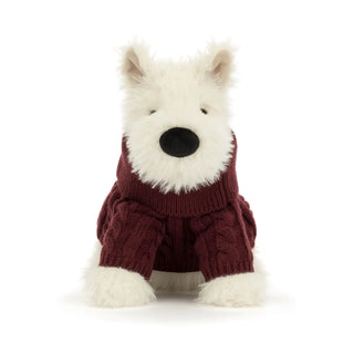 Jellycat Munro Scottie Dog Winter Jumper Outfit - 2