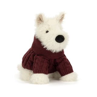 Jellycat Munro Scottie Dog Winter Jumper Outfit - 1