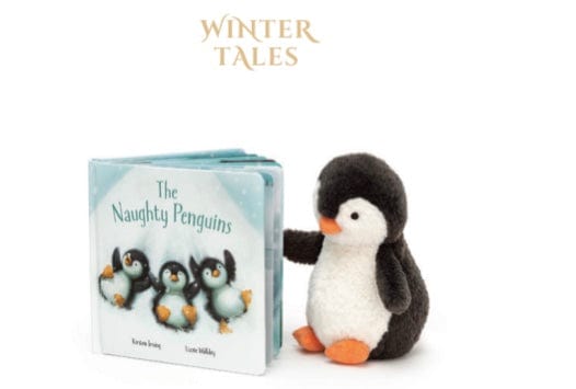 Jellycat The Naughty Penguins Book - Just $11.96! Shop now at The Pump Station & Nurtury