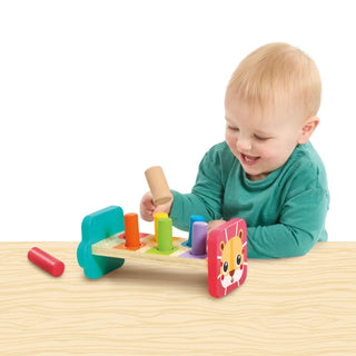JTC Tap & Learn Wooden Hammer Bench 12m+ - 2