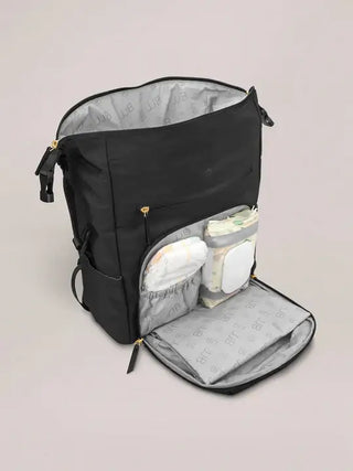JuJuBe Modern Backpack Diaper Bag - Black Black - 4