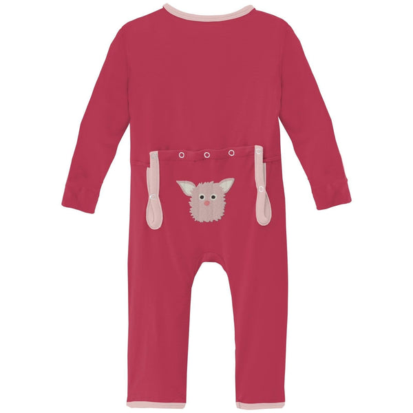 KicKee Pants Applique Zipper Coverall F2 - Just $18! Shop now at The Pump Station & Nurtury