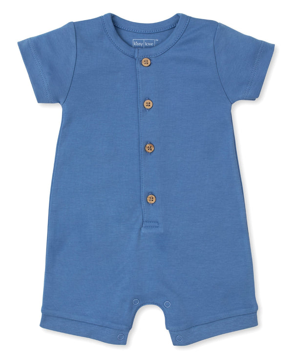 Kissy Kissy Blue Playsuit S1 - Just $38.95! Shop now at The Pump Station & Nurtury
