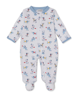 Kissy Zip Footie S1 Puppy Patch / NB - 4