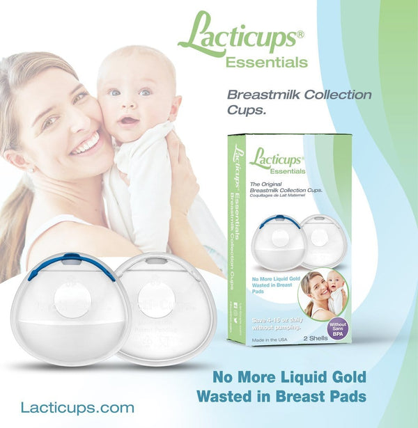 Lacti-Cups Essentials Breast Milk Collection Cups 2 pk | Pump Station & Nurtury
