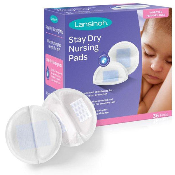 Lansinoh Stay Dry Disposable Nursing Pads 36ct - Just $5.95! Shop now at The Pump Station & Nurtury