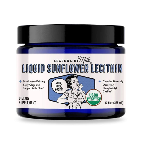 Legendairy Milk Organic Liquid Sunflower Lecithin 12 fl oz | Pump Station & Nurtury