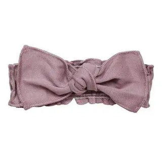 L’ovedbaby Organic Smocked Tie Headband Basics Lavender / 0-12m - 5