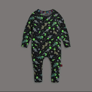 Magnetic Me Convertable Mitten Cuff Coverall F3 Astroceratops Glow / 6-9M - 1