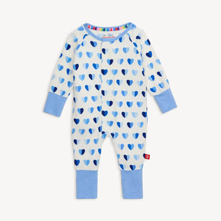 Magnetic Me Convertable Mitten Cuff Coverall F6 Blue XOXO / 6-9M - 5