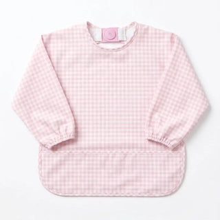 Magnetic Long Sleeve Bib - Petal Check Petal Check - 1