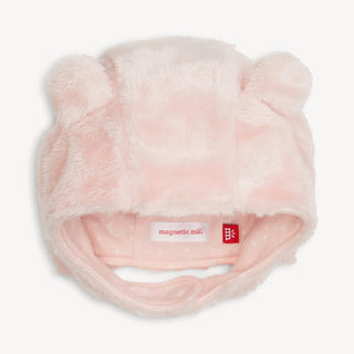 Magnetic Me Minky Bear Hat W26 Pink Blossom / 0-6m - 3