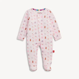 Magnetic Me Modal Footie F1 Nursery Nostalgia Pink / NB - 10