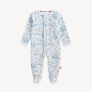 Magnetic Me Velour Footie F5 Imagine Forest / NB - 4