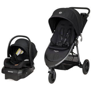 Maxi-Cosi Gia XP Luxe 3-Wheel Travel System Midnight Black - 1