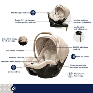 Maxi-Cosi Kindred Peri 180° Rotating Infant Car Seat - 23