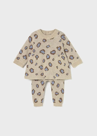 Mayoral 2 Piece Knit Set F1 Tapioca / 2-4 (3-6m) - 1