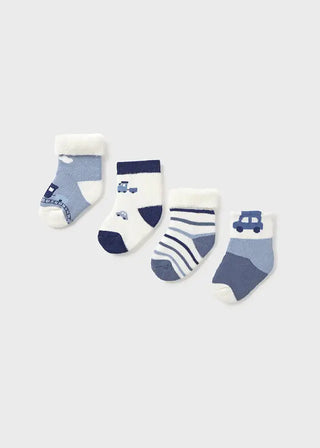 Mayoral 4 pc set socks F1 Bluebell / 3M - 4